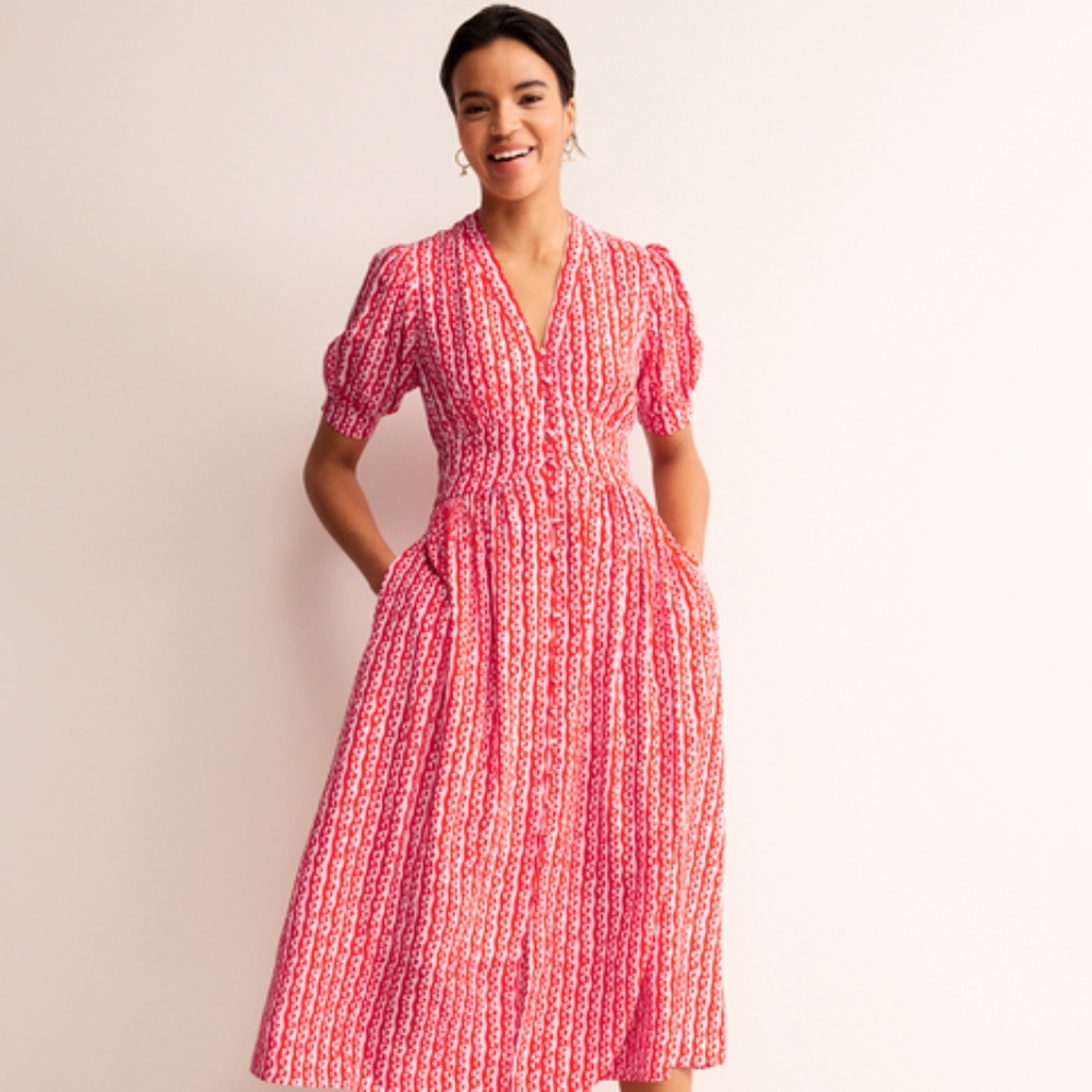 Boden Elsa Midi Tea Dress